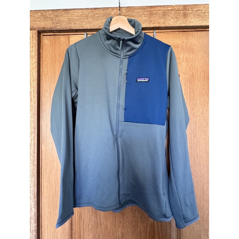Patagonia Women's R1 Large Thermal Jacket Full Zip Nouveau Green